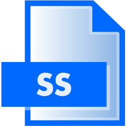 SS File Extension Icon 256x256 png
